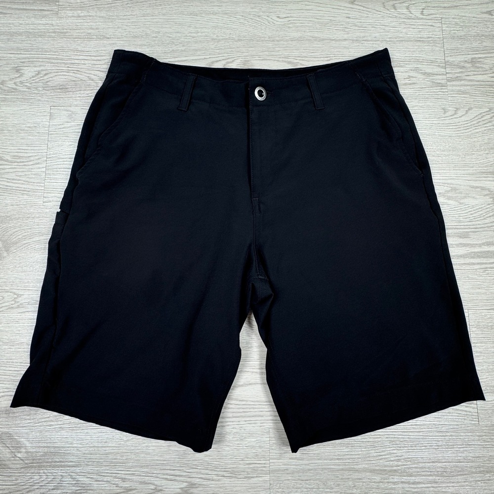 Volcom Mens Hybrid Shorts True To This Black 32 Stretch Boardshorts Walkshorts